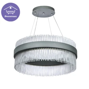 لوستر فلزی کریستالی مدرن