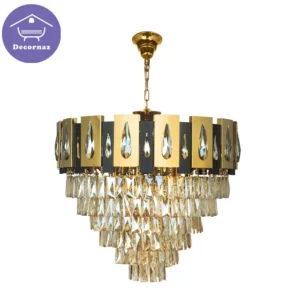 لوستر چراغ آویزکریستال های شامپاینی