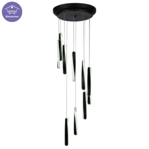 چراغ آویز LED مشکی